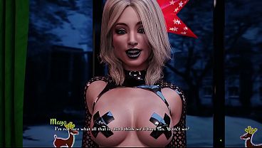 Curvy Maya experiments with her first butt plug in a sexy outfit