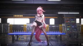 mmd Office Lady Uniform Pencil Skirt Lace Thong Secretary