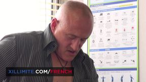 Anal sex with a hot brunette at the driving school