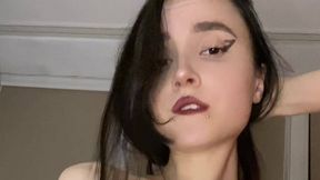 Video uploaded by @alyalya @Showing Boobs and #Brunette #Solo #Nude #Petite #Small Tits free clips nsfw | Tik.Porn