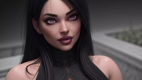 Goth Inspired Hentai Woman (slideshow)