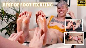 Foot Focused Tickling Bundle - Tomboy Jaq Quicksilver Tickled 3x on Armpits and Feet in Bondage and Predicaments - oiled feet, sensual tickle - 1080p mp4