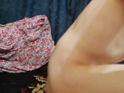 Hot guy get amazing orgasm playing with dick