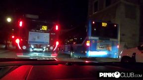 La folle notte di Amandha Fox a Roma in auto