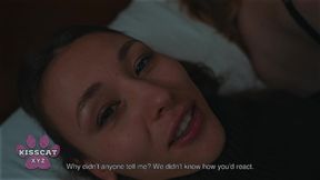 step daughter sumiko smile rides step dad secretly before he cums inside step mom in shared hotel bed