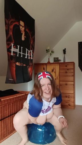 I am the pale good luck charm for the English football team