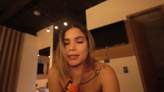 PAWG stepsis gets fucked and swallows all of my cum! Papuchizz - Carolina agudelo