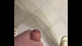 I hid in the toilet and quickly did what I had to do D