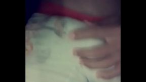 Una paja con ropa
