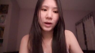 An Asian girl’s ASMR solo tears and whimpers in homemade sorrow