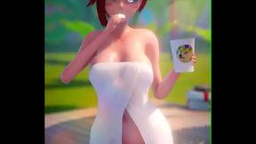 Ruby's Morning Routine Turns Steamy in Anime Music Fantasy