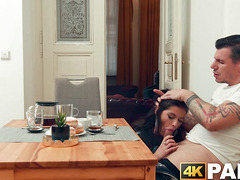 Beautiful Asandra Dewy lets an old meat nail her pussy