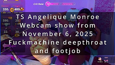 TS Angelique Monroe - Webcam show from November 6, 2025