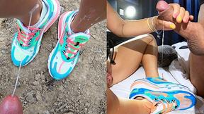 ”Cum On Nike Sneakers Cumpilation - HUGE HD Cumshots - YummyCouple”