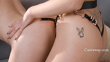 Curly Hair Inked Wife Strap On Fucked By Her Ginger Wifey