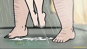 Mu&ntilde_equita follada en las duchas por enorme polla