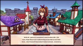 Blonde Catgirl Trains On Breeding Farm For Intense Hentai Action