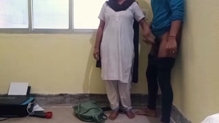 Indian tution girl and tuition teacher doing fucking at store room