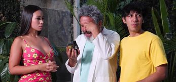 Daniela Andrea Gets Double-Teamed by Evil Clone—Rick and Martin Join the Fun!