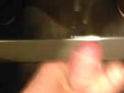 jerking off in store changing room
