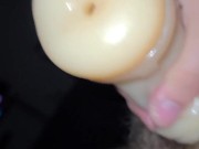 BIGGEST cum load SMALLEST cock. Short cum clip