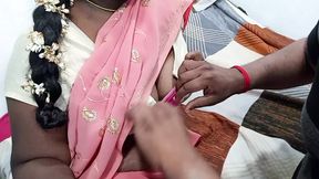 Raunchy Tamil wife teats you with breast milk while taking your Tamil booty