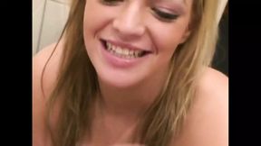 Raw German cougar's sloppy seconds debut blowjobs on camera
