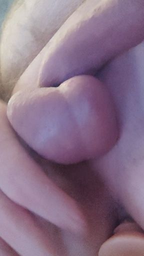 Lying in Bed Playing with My Asshole with a Dildo It's so Nice Waiting for a Wet Hole
