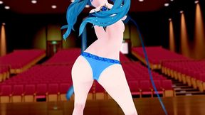 genshin impact keqing undress dance and nude sex with kaedehara kazuha hentai mmd 3d blue hair