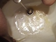 FTM Piss In Sink At Work