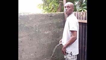 StrangersForSex (SFS films De Rose Guy demonstrating what men with prostate trouble should do when peeing