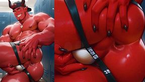 anime hentai young demon muscle gay anal pinoy
