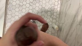 Stepsister eyes stepbrother's cock&#x1F32D; then joins him in the shower&#x1F6BF;  Wow &mdash;  it's huge  Can I help you cum?