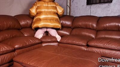 Humping Leather Sofa Camera Angle 1