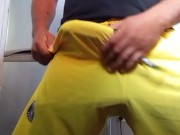 Llegando de hacer ejercicio y termino con una rica paja