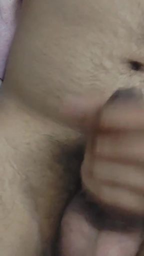 Epic moment from "Desi boy hard cock masturbation at home bed"