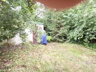 Part 1. Lanista Bear takes his pony Allegro for some trading in the garden.
