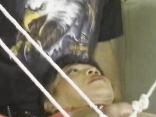 See agony of a Oriental tranny