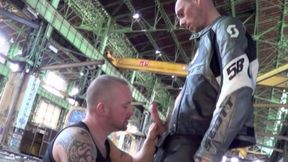 Straight Biker Fucks John Adams