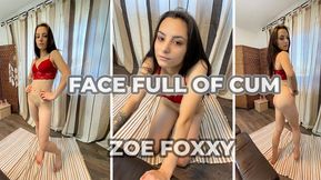Skinny Brunette Quick Fuck with Face Full of Cum
