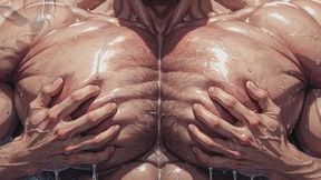 Giant Pec Worship Frenzy – Fast & Intense Muscle Worship Compilation