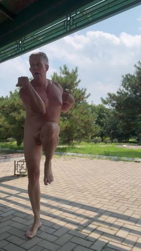 Leave your cloth behind and run naked