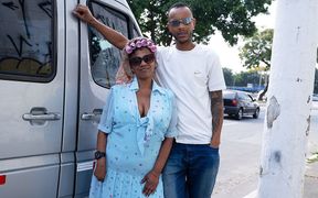 Ebony Granny BBC Asss Fucked While Driving