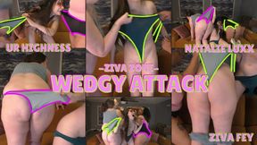 4K Ziva Fey - Truth Or Dare Wedgies With Natalie Luxx And Your Highness