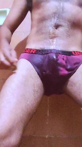 Pissing on My Red Undie