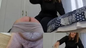 The spankings left him with a hard-on.