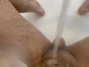 Using The ShowerHead To Cum Handsfree