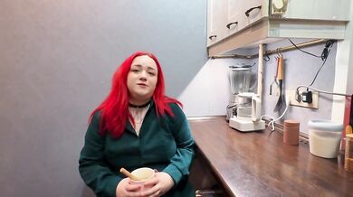 I wanted to check the apartment, but I checked the tight pussy of my tenant