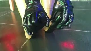 Latex foot fetish Katerina Piglet