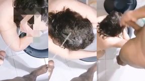 corno mandou eu mijar na boca da mulher dele e da um banho de mijo